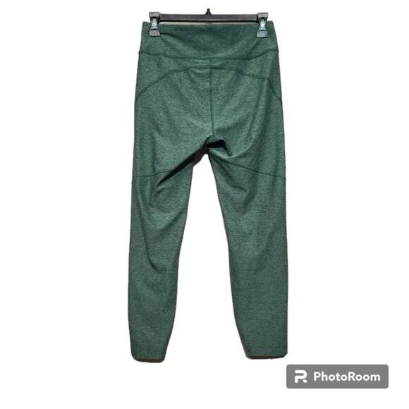 Outdoor Voices ¾ Warm-Up Crop Leggings Heathered Green Size M - Picture 2 of 3